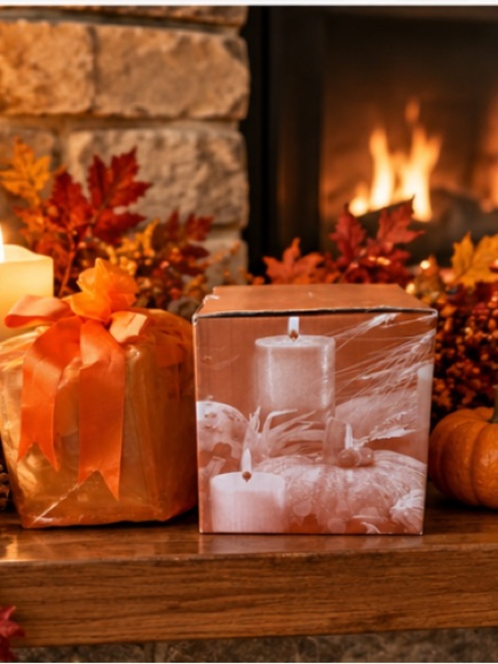 Avon Spiced Pumpkin Home Fragrance Gift Set Fall Autumn Candle Decor New